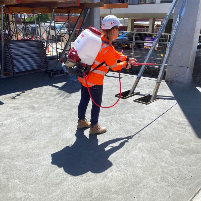 CONQOR SEAL application for exposed concrete